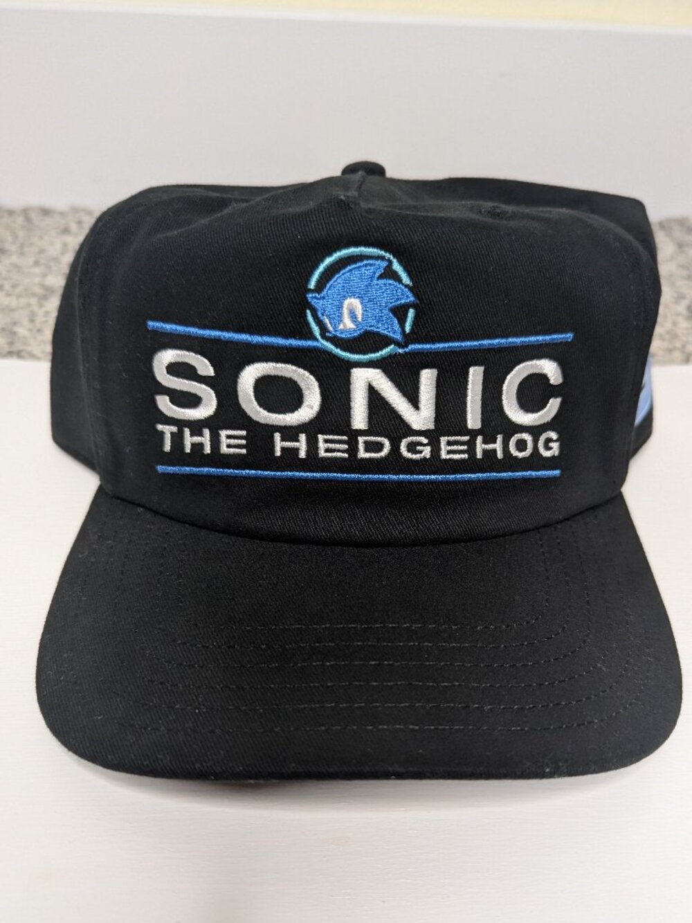 SEGA* Men's "SONIC THE HEDGEHOG" Six Panel Snap Back Baseball Cap~ NWT